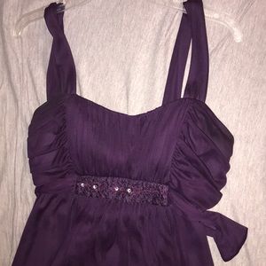 Connected Apparel Purple Dress